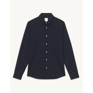 Sandro Flannel Men Classic Fit‎ Shirt Size Small Color Blue Long Sleeve New